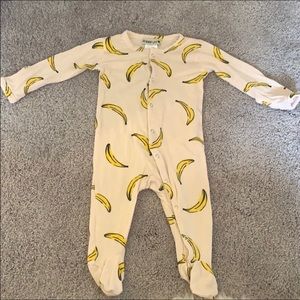 Spearmint Love Banana Footie 3-6 month